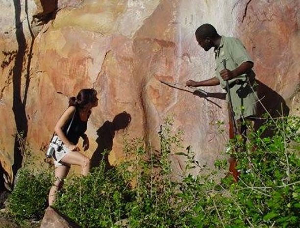 Singita Pamushana - Bushman painting