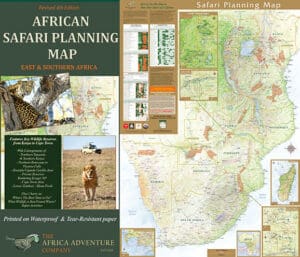 Safari Planning Map to East and Southern Africa