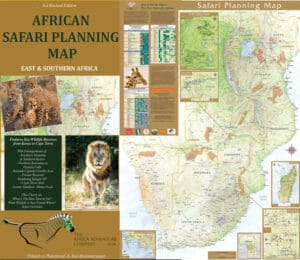 Safari Planning Map to East and Southern Africa